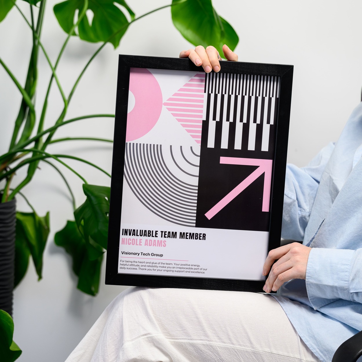 Сертифікат подяки працівнику